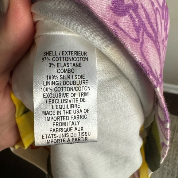 Milly Of New York Vintage Floral Skirt Size 6 - Picture 9 of 9